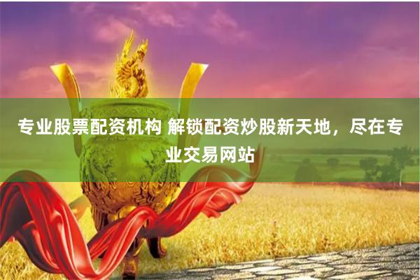 专业股票配资机构 解锁配资炒股新天地，尽在专业交易网站